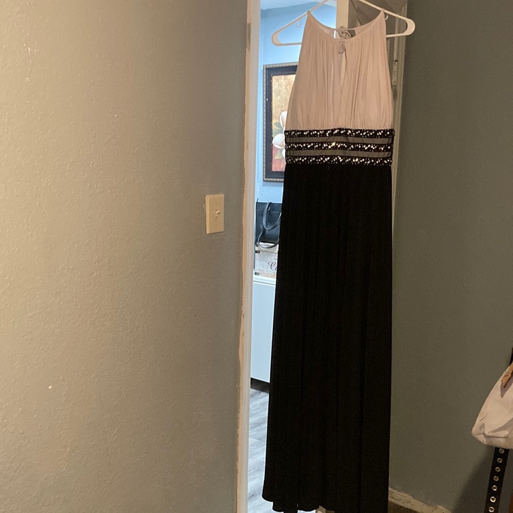 Black and white dress